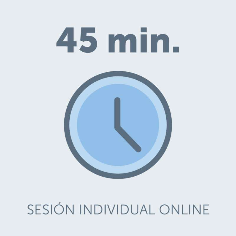 Sesión individual online de 45 minutos